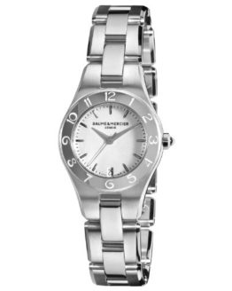 Baume & Mercier Women's Linea Silver Dial Stainless Steel Watch