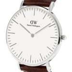 Daniel Wellington Women's Bristol Stainless Steel Watch with Leather Band