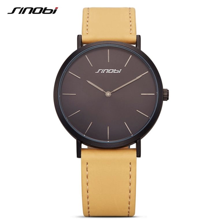 SINOBI New Fashion Womens Wrist Watches Leather Watchband Luxury Brand Simple Ladies Geneva Quartz Watch Women 2019 Montre Femme 2 SINOBI New Fashion Womens Wrist Watches Leather Watchband