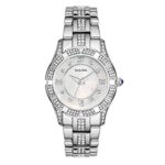 Bulova Women's 96L116 Swarovski Crystal Stainless Steel Watch