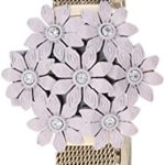 Anne Klein Women's Swarovski Crystal Accented Floral Covered Watch