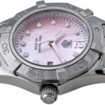 TAG Heuer Women's Aquaracer Diamond Pink Mother-of-Pearl Dial Watch