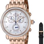 GV2 by Gevril Marsala Womens Diamond Chronograph Swiss Quartz Watch