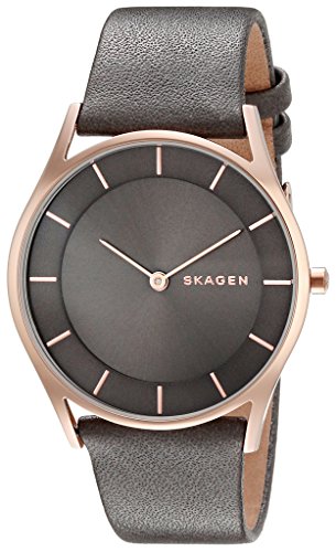 Skagen Women's Holst Grey Leather Watch