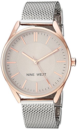 Nine West Dress Watch Timeless Elegance with Taupe Dial and Rose Gold Accents