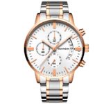 GUANQIN Luxury Watch Fashion Stainless Steel Watch for Man