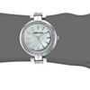 Anne Klein Women's Swarovski Crystal Accented Silver-Tone Bracelet Watch