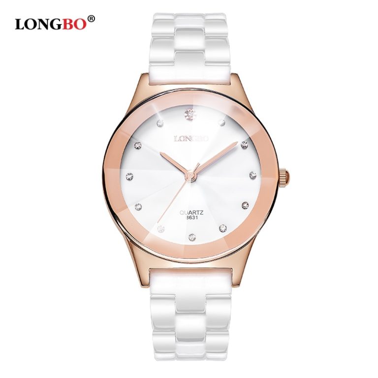 Luxury White Ceramic Water Resistant Classic Easy Read Sports Women Wrist Watch Women's watchesTop Quality Lady Rhinestone watch 1 Luxury White Ceramic Water Resistant Classic Easy Read Sports Women Watch