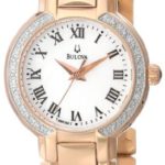 Bulova Women's 98R156 Classic Round Diamond Accented Watch