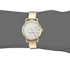 Nine West Women's Crystal Accented Gold-Tone Bangle Watch