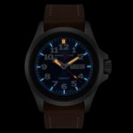Armourlite Officer Series AL823 Watch - Blue Dial - Brown Leather Band
