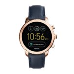 Fossil Q Men's Gen 3 Explorist Stainless Steel and Leather Smartwatch