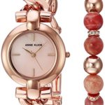 Anne Klein Women's Rose Gold-Tone Bracelet Watch