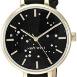 Nine West Women's Crystal Accented Gold-Tone Watch