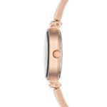 Anne Klein Women's Rose Gold-Tone Bangle Bracelet Watch 26mm Gift Set