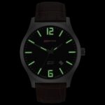Isobrite ISO907 Grand Slimline Series Black Dial Tritium Watch