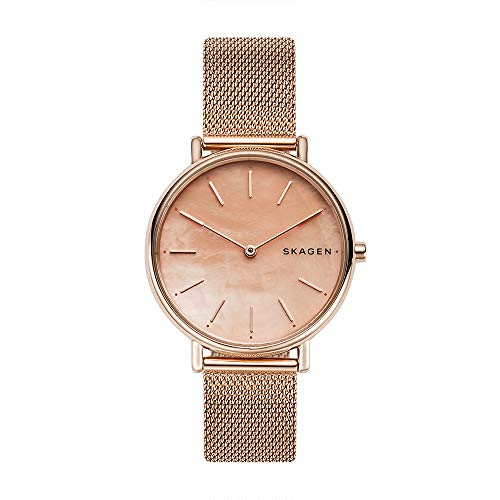 Skagen Women's Signatur Slim Mother-of-Pearl - Rose Gold One Size