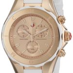 MICHELE Women's Tahitian Jelly Bean Analog Display Analog Quartz White Watch