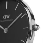 Daniel Wellington Classic Petite Sterling in Black 32mm