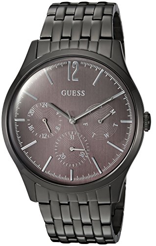 GUESS Men's Stainless Steel Casual Watch with Day, Date