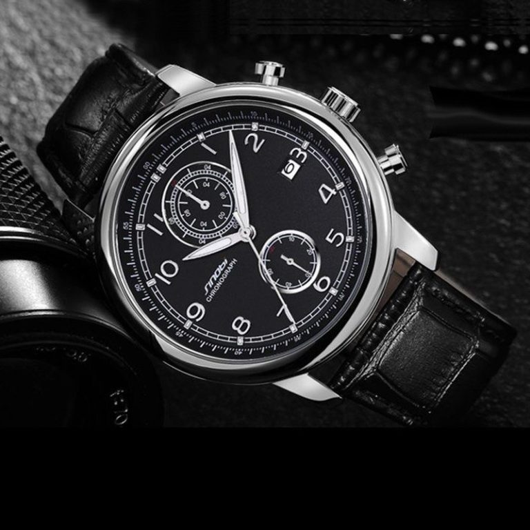 SINOBI Relogio Masculino Men's Military Sports Chronograph Wrist Watches