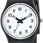 Swatch Women's Something New Black Plastic Watch