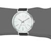 Nine West Women's Silver-Tone and Grey Strap Watch