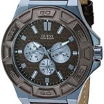 GUESS Men's Sporty Blue Stainless Steel Watch