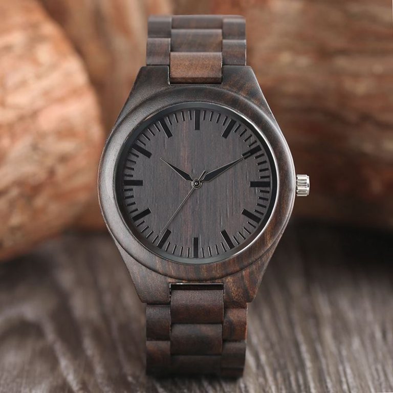 Creative Full Natural Wood Male Watches Handmade