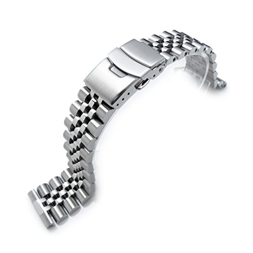22mm Super Jubilee 316L Stainless Steel Watch Band