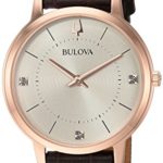 Bulova Women's Diamonds Stainless Steel Quartz Watch