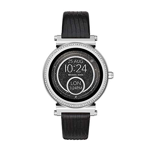 Michael Kors Access Smartwatch Sofie Leather Strap - Luxury and Budget ...