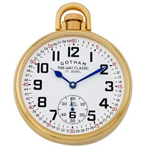 Gotham Men's Mechanical Hand Pocket Watch