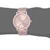 Nine West Women's Pink Rubberized Mesh Bracelet Watch