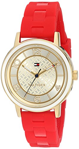 Tommy Hilfiger Women's Quartz Casual Watch - Elegance in Red