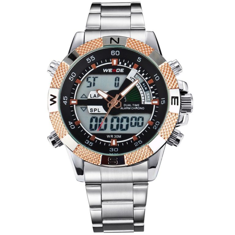 WEIDE Watches Men Top Brand Luxury Quartz Men LED Digital Watch Clock Man Army Military Sport Wrist Watch Relogio Masculino 2017 WEIDE Watches Men Top Brand Luxury Quartz Men LED Digital Watch
