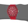 Nine West Women's Burgundy Silicone Strap Watch