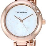 Armitron Women's Swarovski Crystal Accented Rose Gold-Tone Bracelet Watch