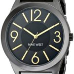 Nine West Women's Gunmetal Bracelet Watch