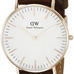 Daniel Wellington Women's Classic Bristol Analog Display Quartz Brown Watch
