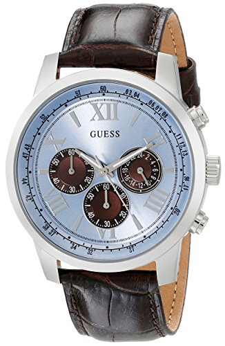 GUESS Men's Dressy Stainless Steel Multi-Function Watch