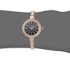 Anne Klein Women's Swarovski Crystal-Accented Rose Gold-Tone Bangle Watch