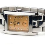 Baume & Mercier Classic Hampton MVO45139 Ladies Copper Dial Small Seconds Watch - Timeless Elegance in Stainless Steel