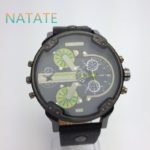 Men Watch Dual Movement Watch Waterproof Sport Military Quartz Men
