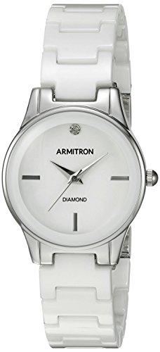 Armitron Women's Diamond-Accented Silver-Tone Watch