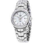 Tag Heuer Link Mother Of Pearl Dial Stainless Steel Ladies Watch
