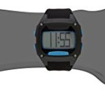 Freestyle Unisex Shark Tooth Digital Display Japanese Quartz Black/ Cyan Watch
