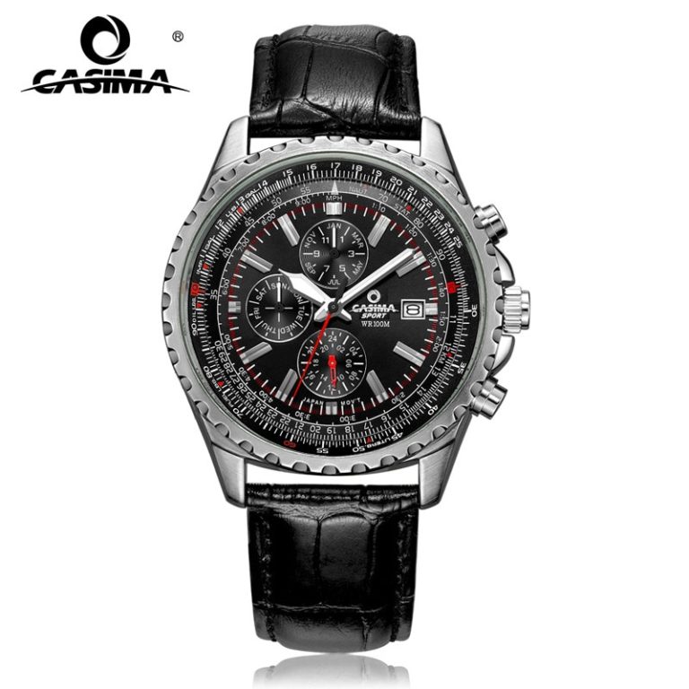 CASIMA Luxury Brand Watches Men Fashion Classic Sport Mens Quartz Wrist Watch Leather Band Waterproof 100m #8882 1 CASIMA Luxury Brand Watches Men Fashion Classic Sport Mens Quartz Wrist Watch