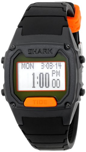 Freestyle Men's Shark Classic Tide Digital Display Japanese Quartz Black Watch