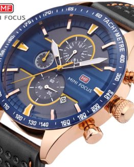 MINIFOCUS New Date Quartz Watch 2018 Top Brand Men